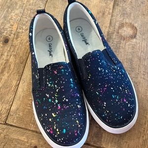 Cat and Jack slip on sneakers.